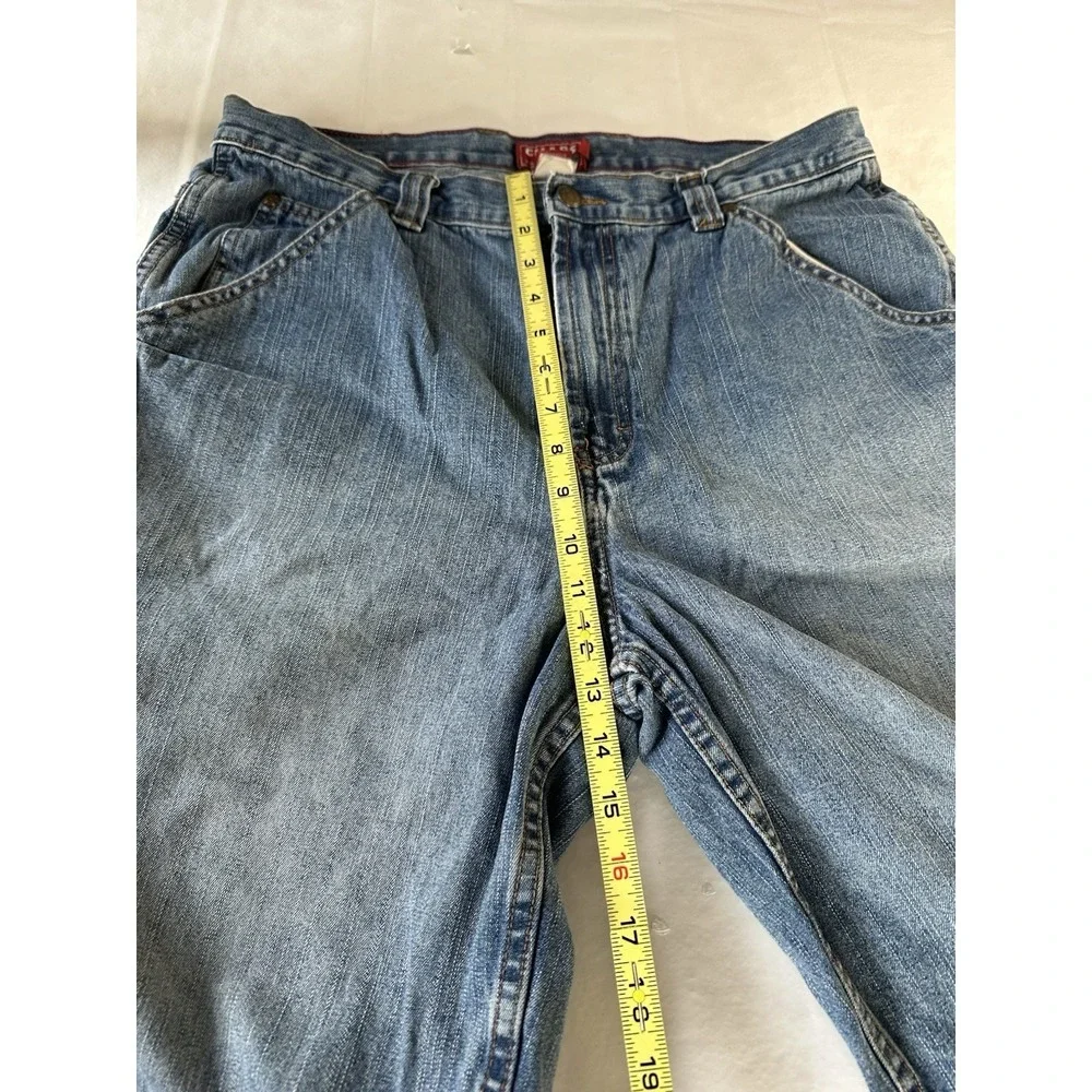 Vintage Chaps‎ Denim Shorts Mens 34 Blue Vintage Relaxed Fit Y2K Baggy Jorts